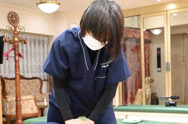 授業中の山田さん